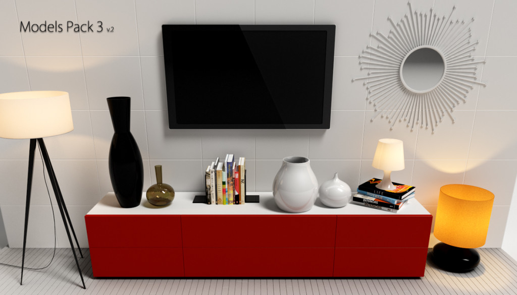 ModelsPackC4DVray