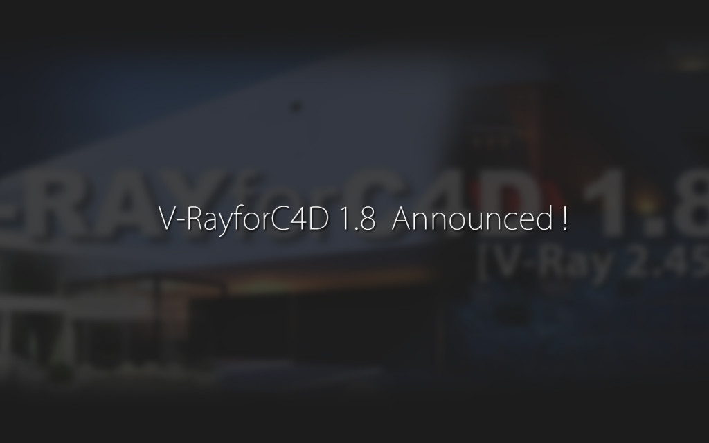 VRayforC4D 1.8